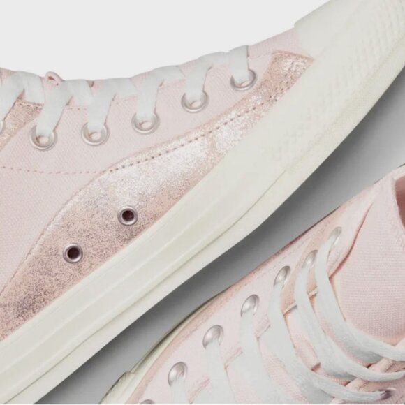 CONVERSE Chuck Taylor All Star Suede & Metallic Canvas High Top Sneaker MSRP$125 - Picture 11 of 16